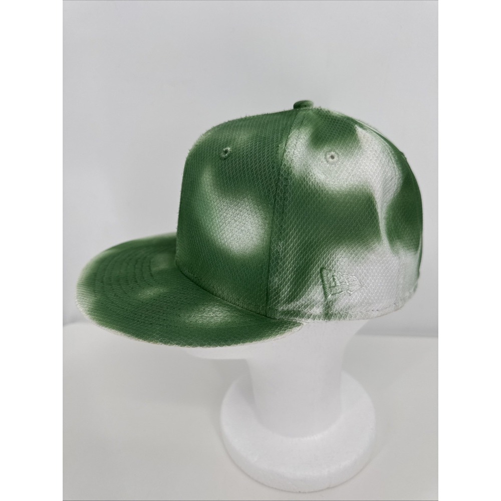New Era Custom 59FIFTY fitted hat in kelly green‎ with white spray paint details